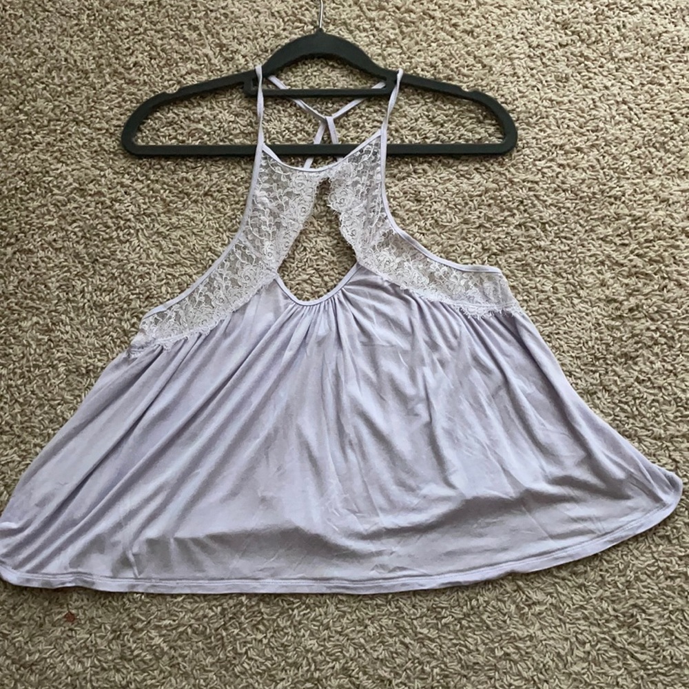 Cute Short Wide Top with lace